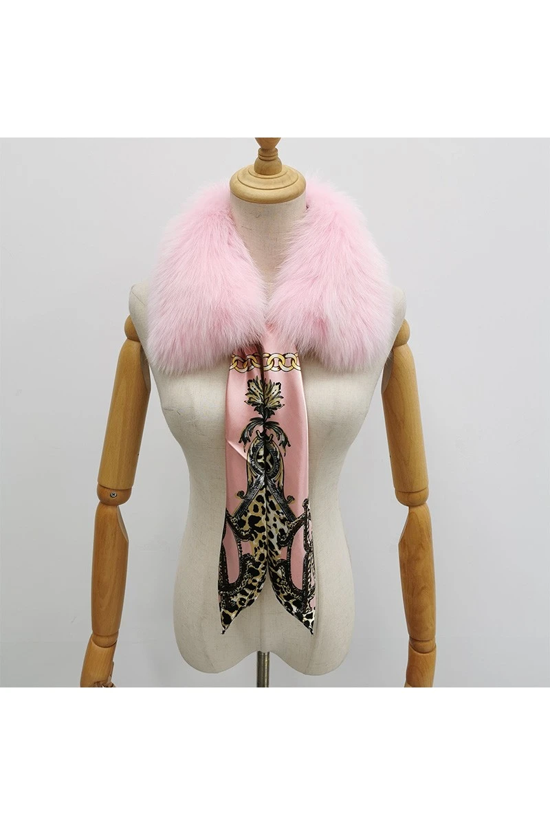 Fox Fur Silk Scarf factory